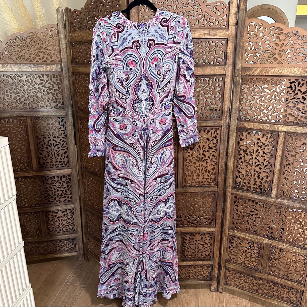 Etro Maxi Dress 42 10 US - Picture 4 of 4